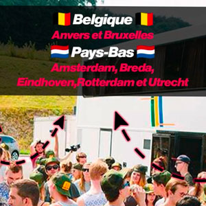 From the Netherlands, Maximal assures your trip to Dour 🚍